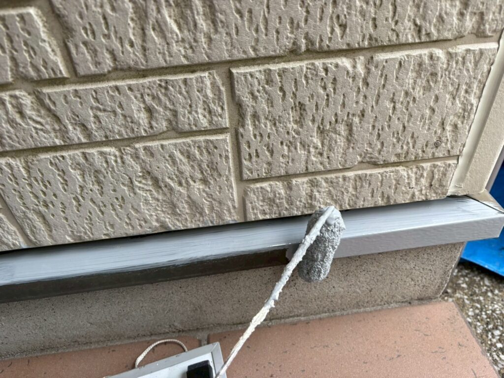 水切りさび止め塗布